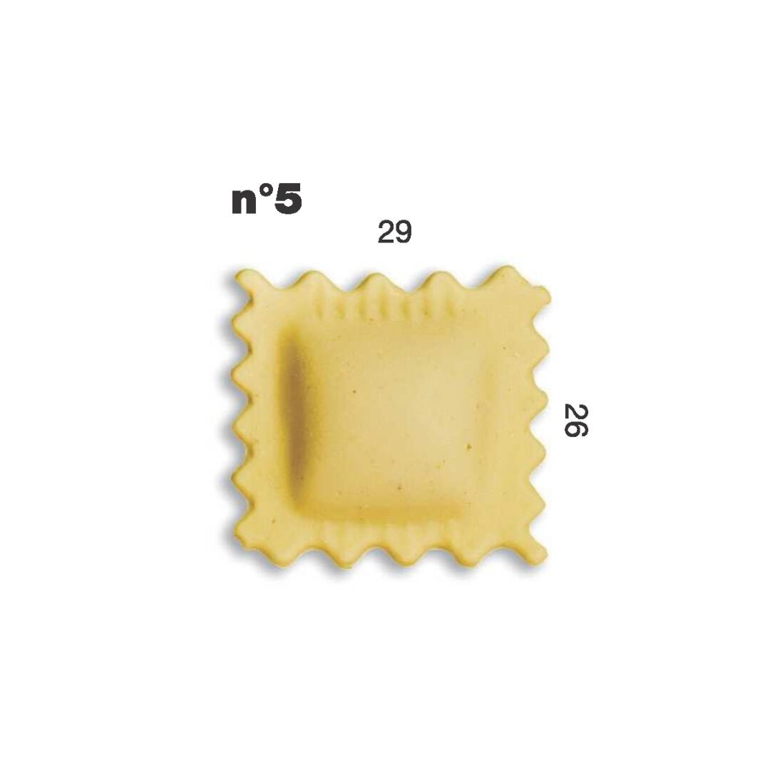 Ravioli Kalıbı 29x26mm – Kare, Dikdörtgen Kalıp | Multipasta Uyumlu N:5