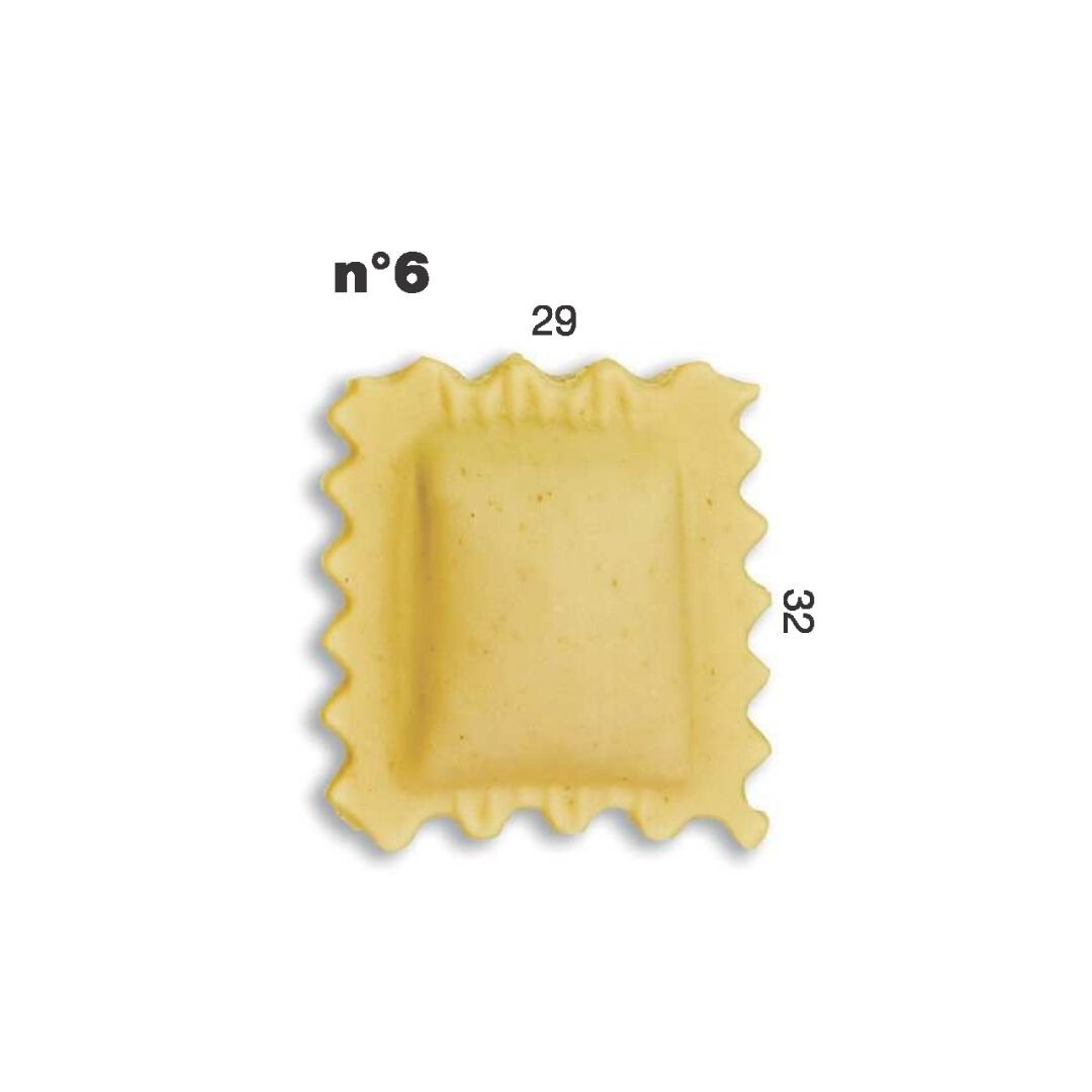 Ravioli Kalıbı 29x32mm – Kare, Dikdörtgen Kalıp | Multipasta Uyumlu N:6