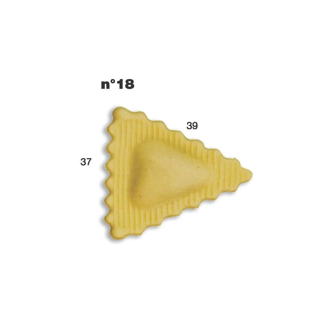 Ravioli Kalıbı 37x39x39mm – Üçgen Kalıp | Multipasta Uyumlu N:18