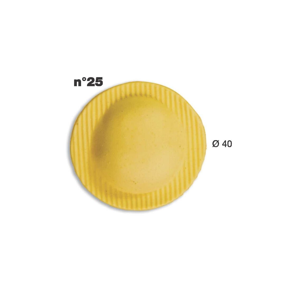 Ravioli Kalıbı Ø 40mm – Yuvarlak Kalıp | Multipasta Uyumlu N:25