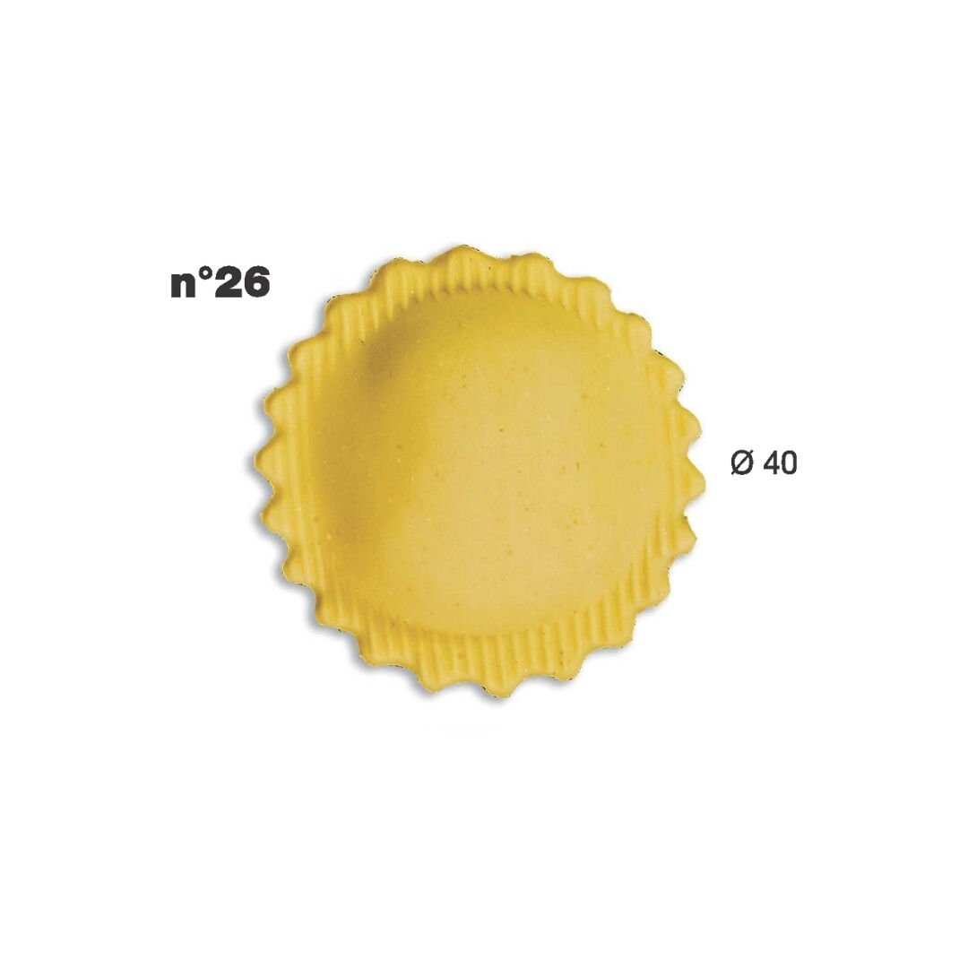 Ravioli Kalıbı Ø 40mm – Yuvarlak Kalıp | Multipasta Uyumlu N:26