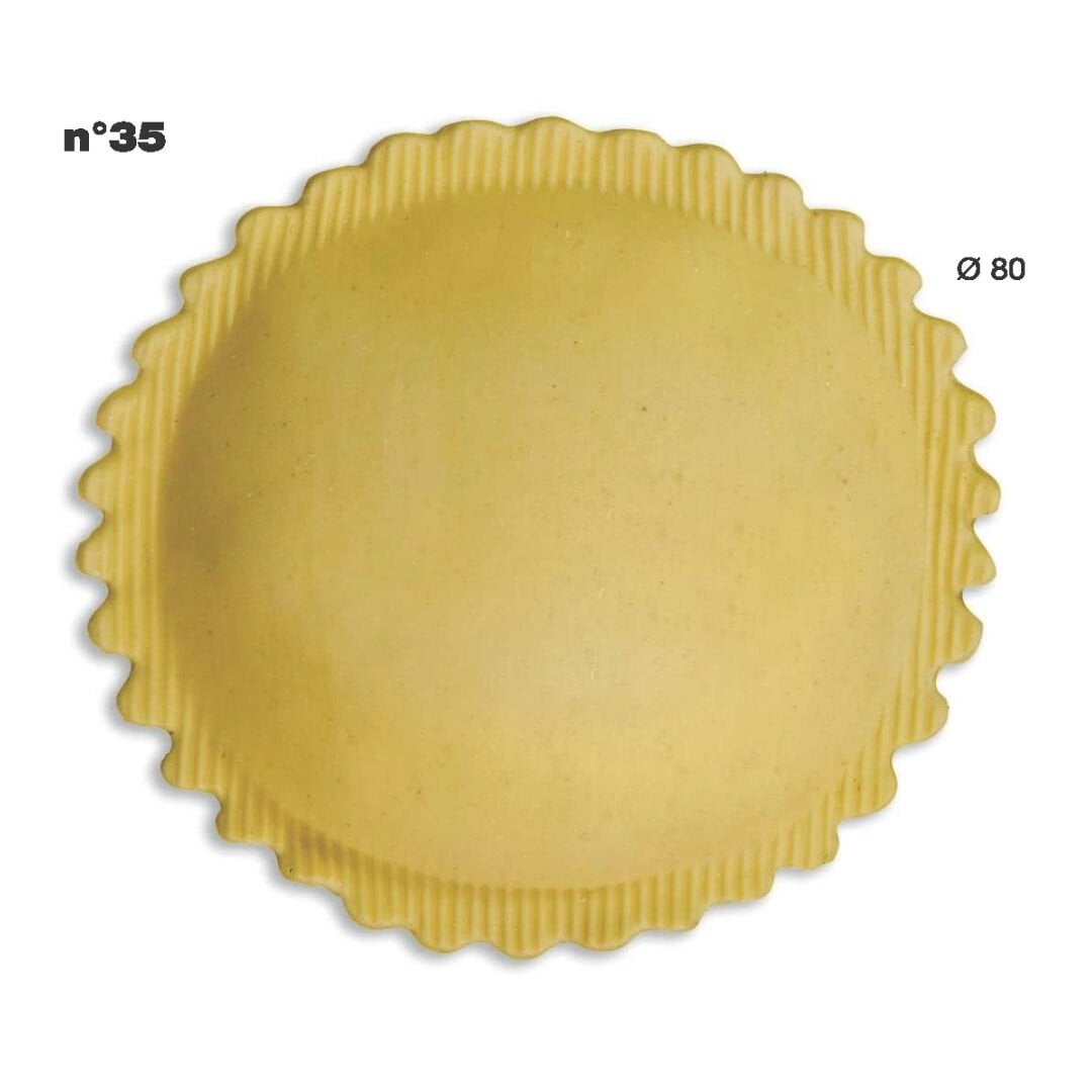 Ravioli Kalıbı Ø 80mm – Yuvarlak Kalıp | Multipasta Uyumlu N:35