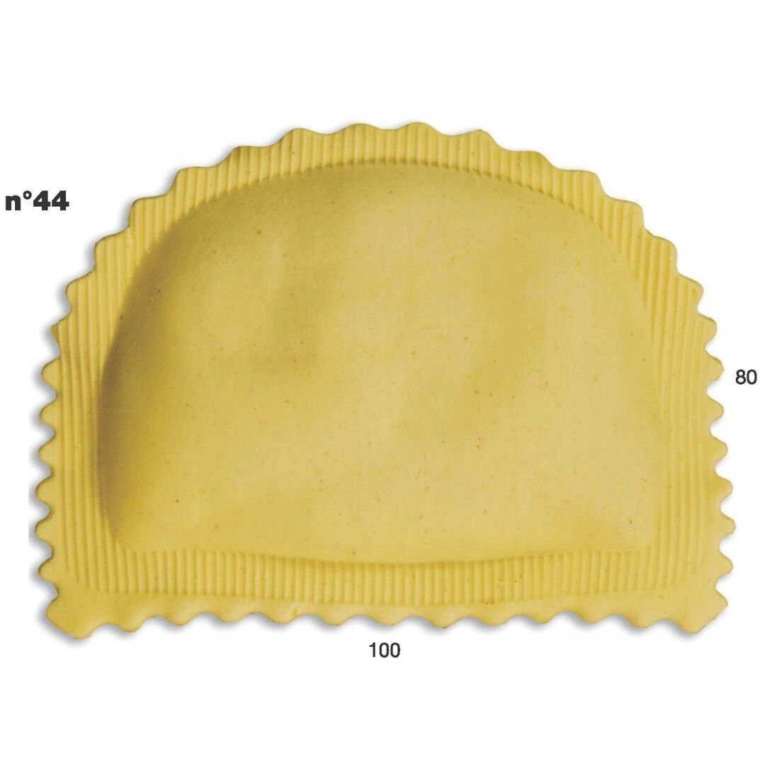 Ravioli Kalıbı 100x80mm – Yarım Ay, D Kalıp | Multipasta Uyumlu N:44